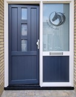 Raamfolie voordeur paard